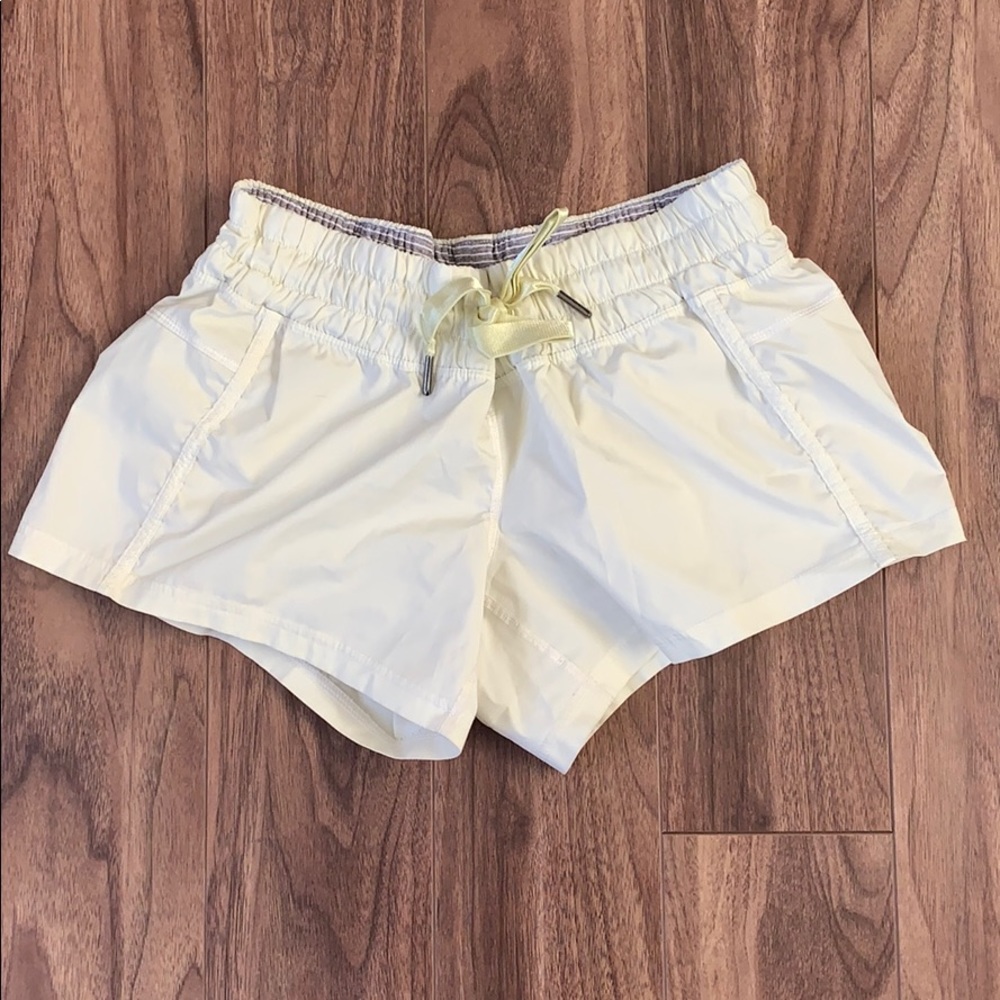 Lululemon yellow shorts